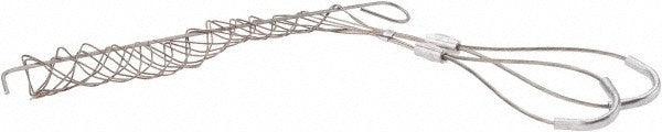 Woodhead Electrical 1/2" to 0.61" Tinned Bronze Double Loop Support Gr