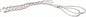Woodhead Electrical 1/2" to 0.61" Tinned Bronze Double Loop Support Gr