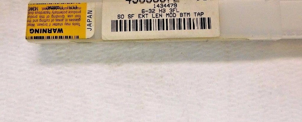 Kennametal Spiral Point Tap #6-32 UNC H3 3 FL Vanadium HSS Oxide 1434479