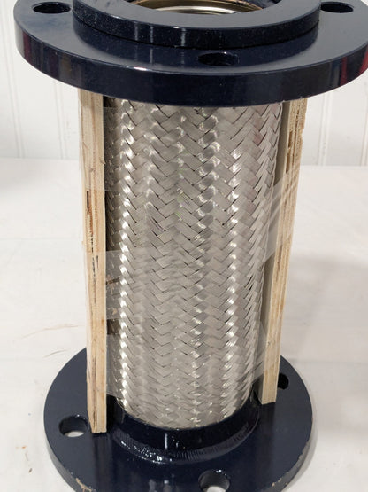Mason 3" Pipe Braided Stainless Single Arch Hose Pipe Expansion Joint FFL 3
