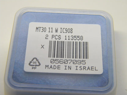 Iscar MT3011W IC908 TiAlN Coated Carb Thread Mill Insert Qty. 2 5607095