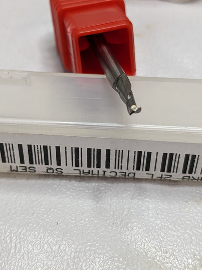 Accupro Carbide Sq End Mill 2mm x 3mm x 6mm x 38mm 2FL Qty 4 87207577