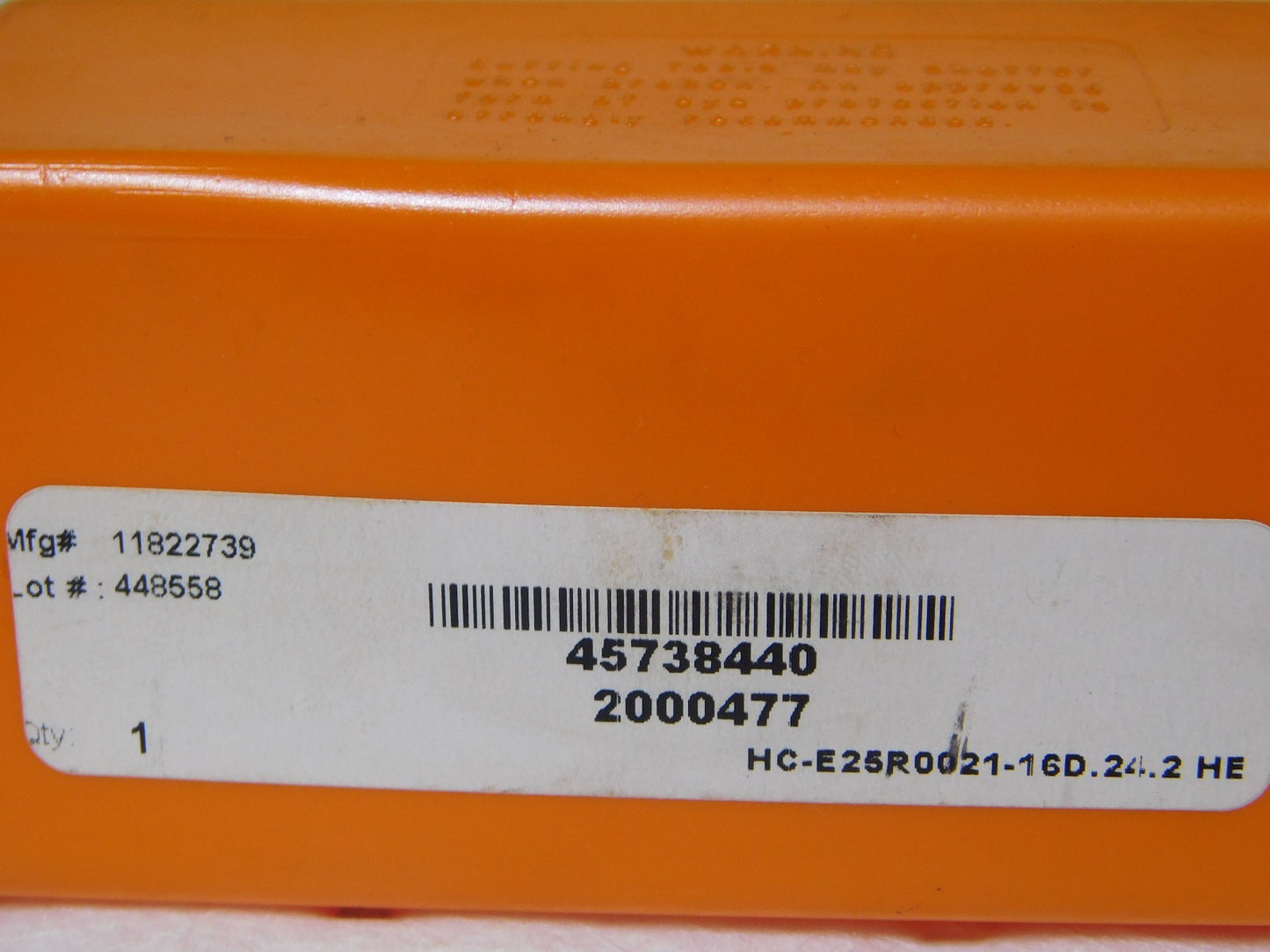 Hertel Indexible Cutoff Toolholder 21mm Max DOC 25mm Shank Dia RH 5L 2000477
