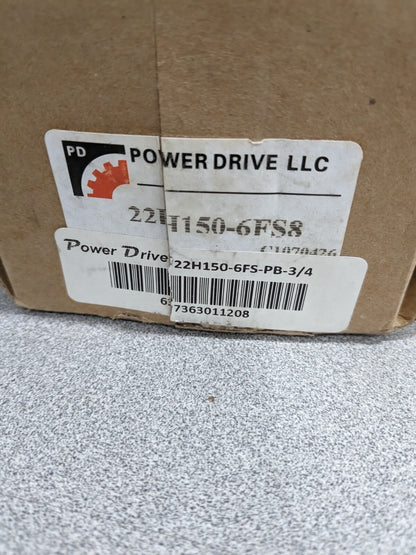 Timing Belt Pulley 22 Tooth, 3/4" Inside x 3.447" Outside Diam 22H1506FSPB3/4