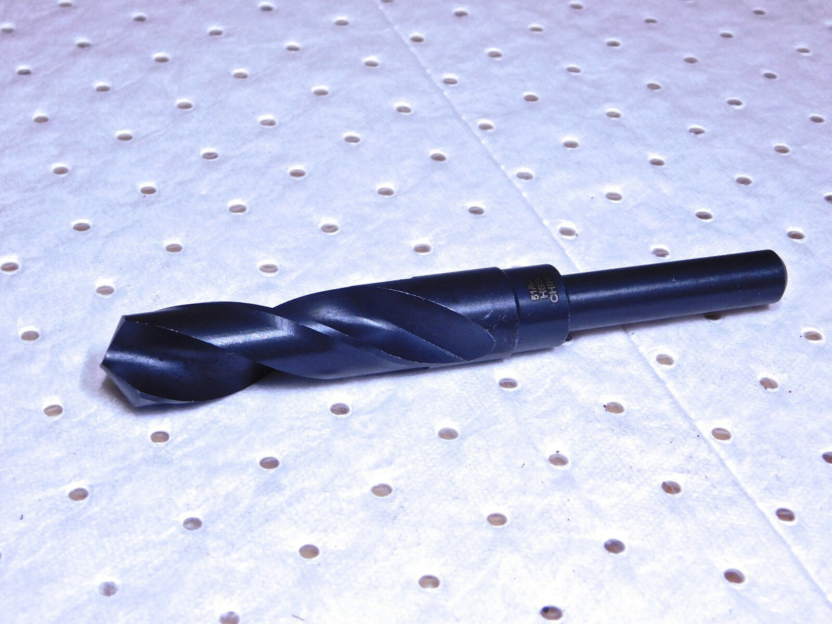Interstate Silver & Deming Drill 51/64 Dia 118º Pt 1/2 Shank 3 Fl L 01340512