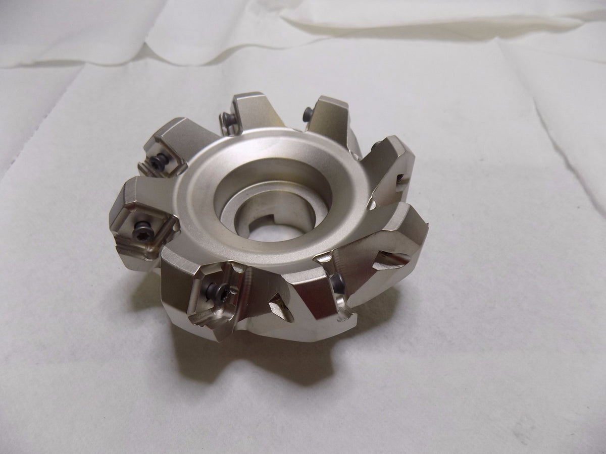 Hertel Angle Face Mill 4" Dia x 1.25" Arbor x 2" OAH 8TH #4571744