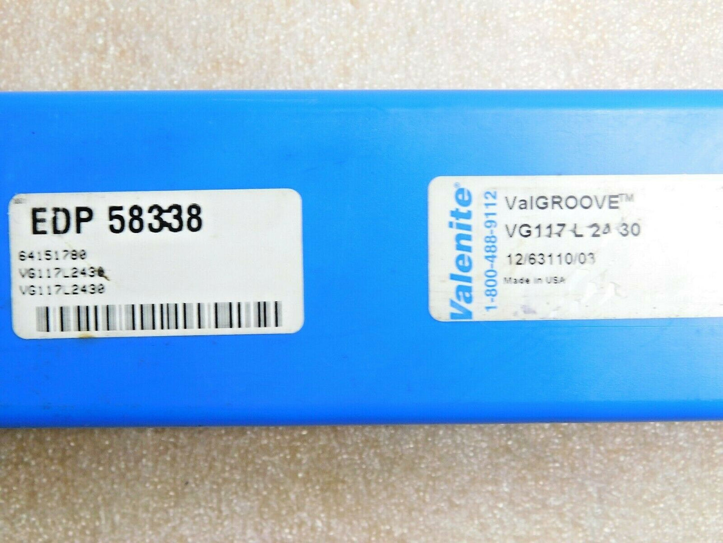 Valenite Turning/Grooving/ Boring Bar LH 1.97" D x11.96"OAL VG117 L 24
