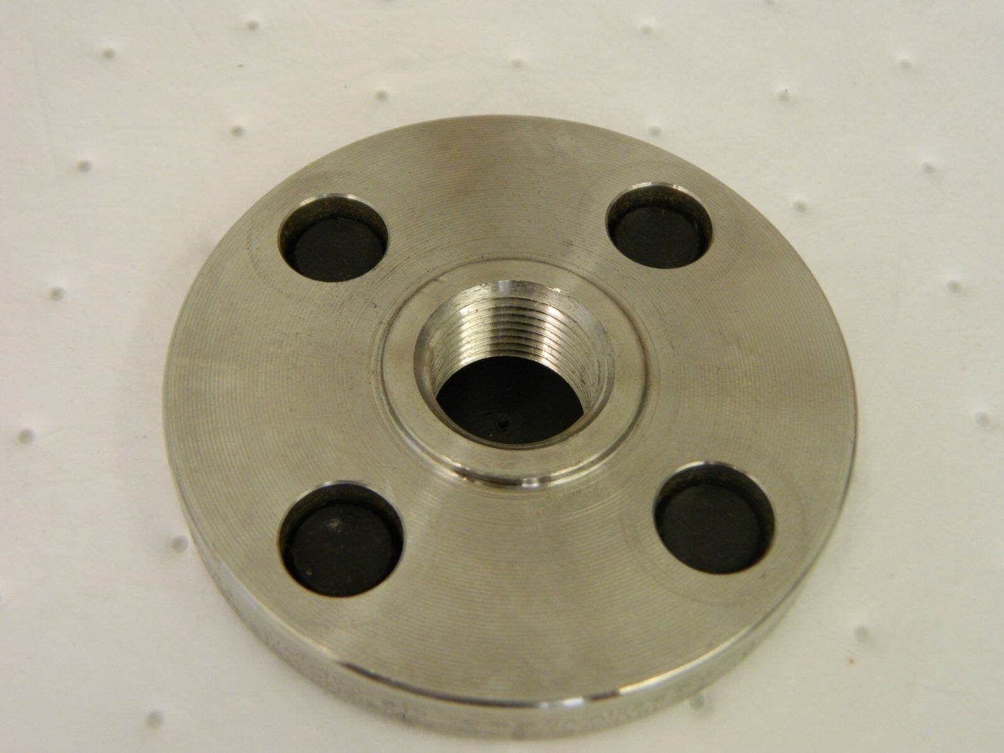 MERIT BRASS 1" Pipe, 4-1/4" OD, Stainless Steel, Socket Weld Pipe Flange A653L-1