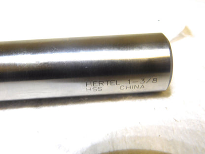 Hertel HSS Chucking Reamer 1-3/8 Dia 10 Flute 3.25 Fl Lgth 12 OAL 30146385 RL