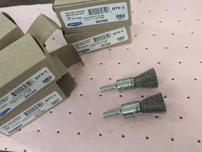 Osborn 6ct HSS Solid Face End Brush Crimped 25000 rpm Max 2-3/4 in oal 300510