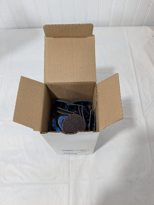 (100) Norton Quick-Change Disc: Type R, 2" Dia, 36G, Aluminum Oxide 66261121019