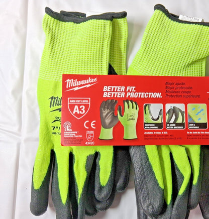 Milwaukee Tool Cut-Resistant Gloves 2PK Size S 48-73-8930