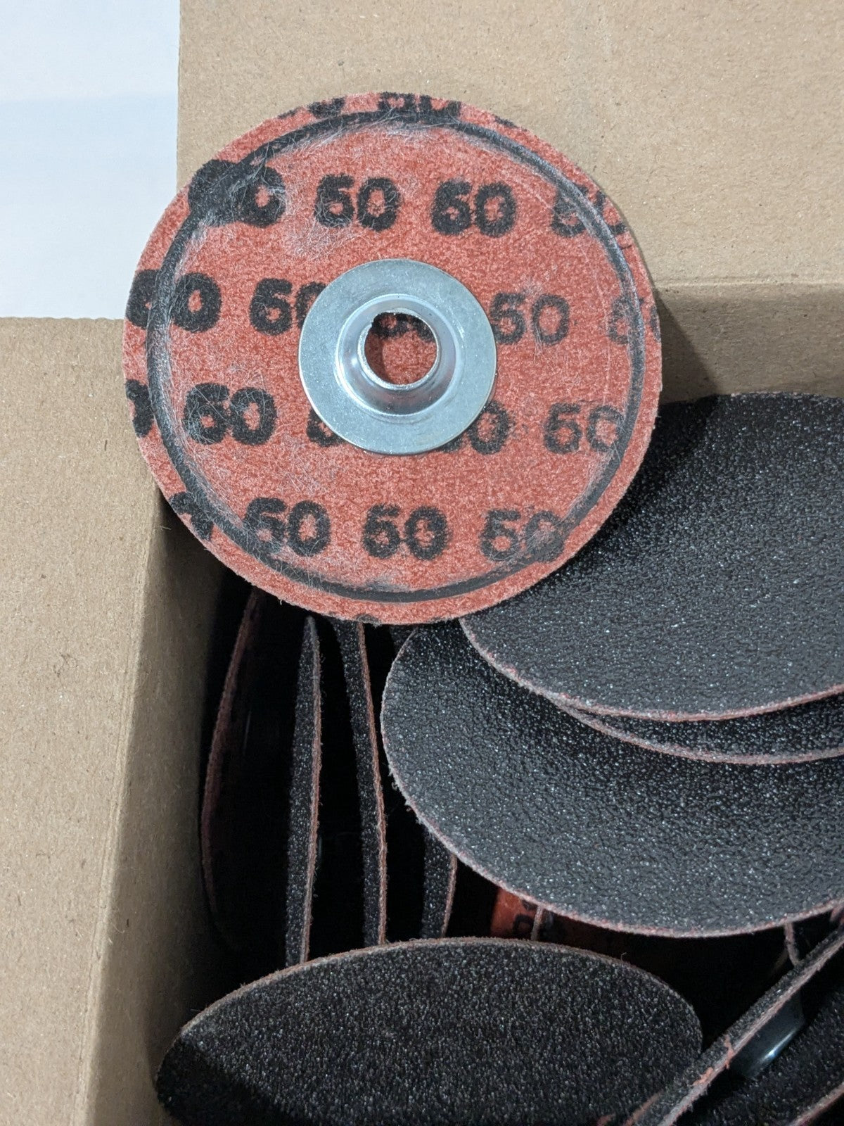 Norton Quick-Change Disc: Type S, 3" Dia, 50G, AO, Coated Qty 50 69957399652
