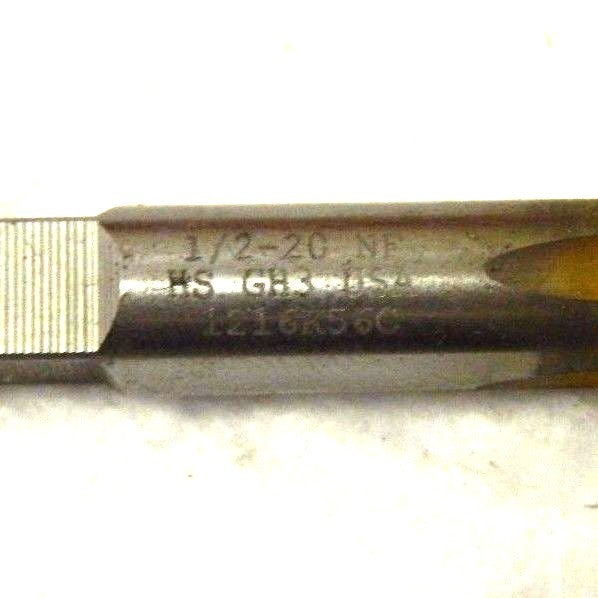 Pro Standard Hand Tap 1/2-20 H3 4 Flute TiN Coated HSS Straight Fl  2Pk 1122805