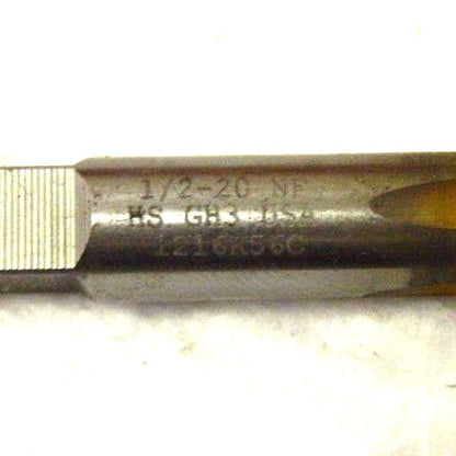 Pro Standard Hand Tap 1/2-20 H3 4 Flute TiN Coated HSS Straight Fl  2Pk 1122805