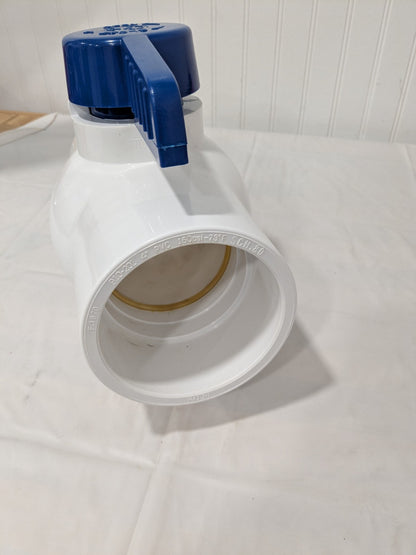 NIBCO Miniature Manual Ball Valve 4", Standard Port Solvent x Solvent MA001