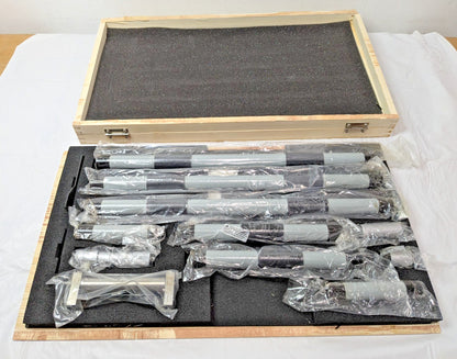 Fowler Inside Micrometer Set 4" to 80" 0.001" Grad 52-243-480-1 INCOMPLETE