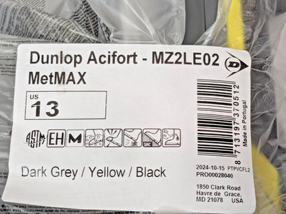 Dunlop Acifort MetMAX Safety Boots Steel Toe Waterproof Size 13 MZ2LE02.13