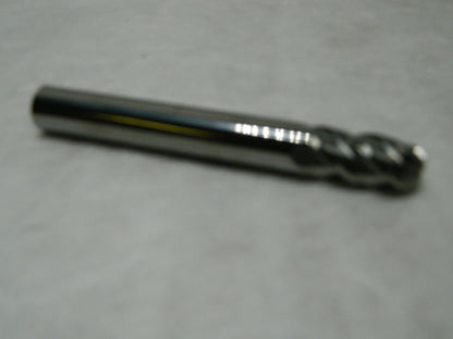 ACCUPRO 1/2 Diam, 1 LOC, 4 Flute Solid Carbide Ball End Mill 60338910