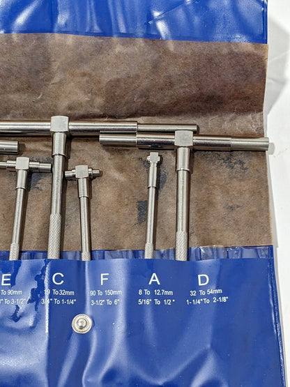 Telescoping Gage Set: 5/16 to 6″, 6 Pc 615-6610 DAMAGED