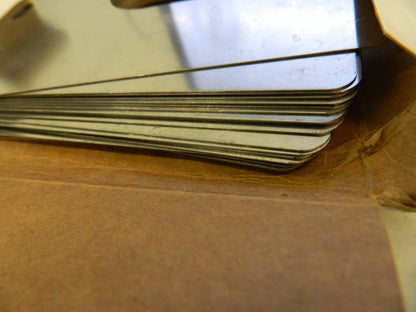Shim Stock: 0.02'' Thick, 5'' Long, 5" Wide, 302/304 Stainless Steel 20pk MSD020