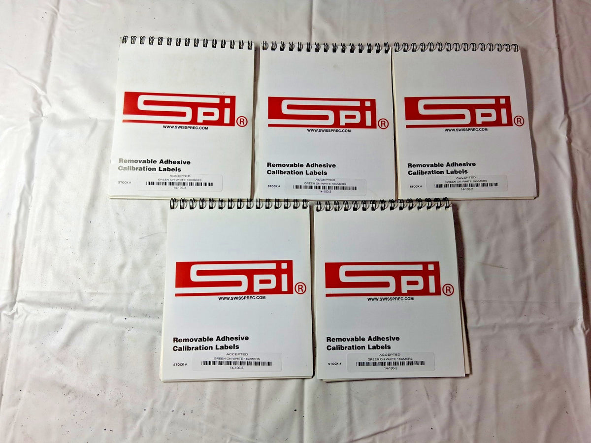 SPI Inspection & Quality Label "Accepted _BY_DATE_" Rectangle 5PK