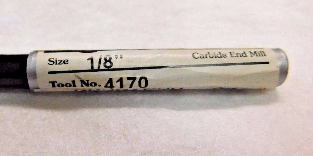 Precision Carbide Double End Mill 1/8" Shank Dia x 3/16" LOC 4FL QTY 2