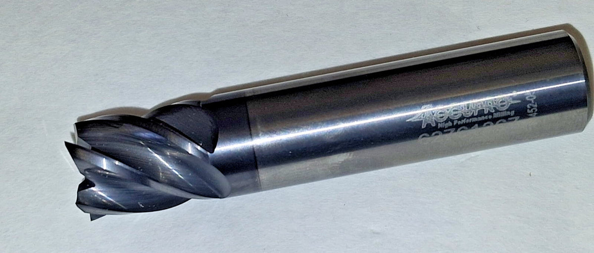 Accupro Solid Carbide Square End Mill Single End 5/8" 3/4" LOC 62761267