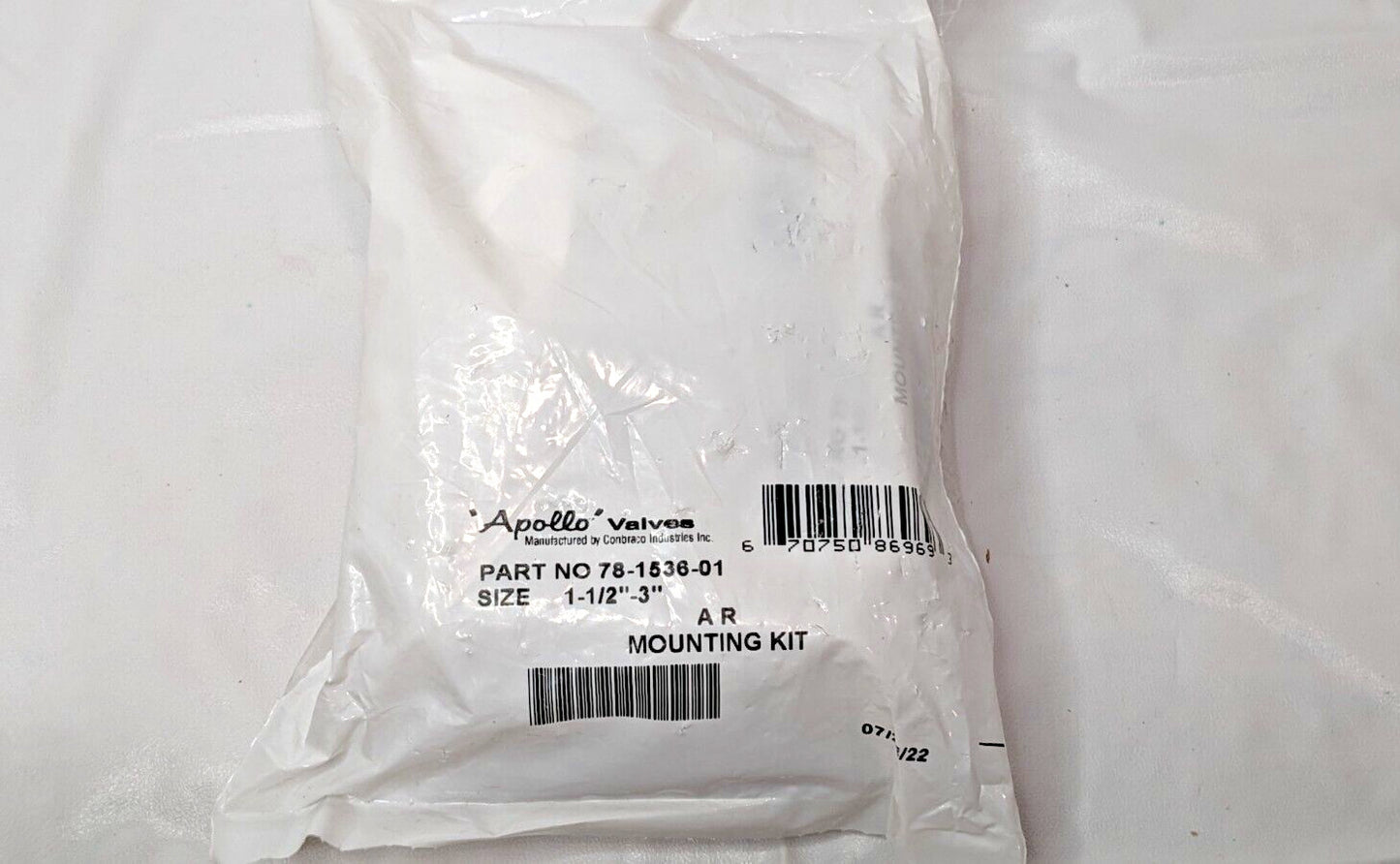 Apollo Valves Mounting Kit Stainless Steel Size 1-1/2"-3" AR Series 78