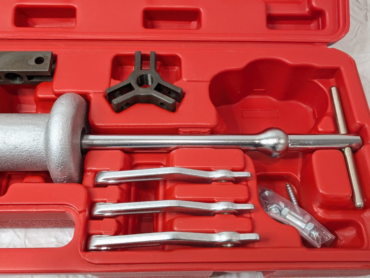 16 Piece Slide Hammer Set w/Case 3 Jaws YC-901A INCOMPLETE