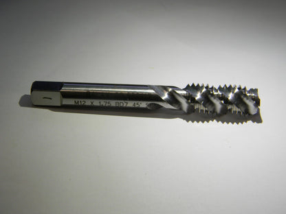 Balax M12" x 1.75" BD7 45° Spiral Flute Threadshaver Tap QTY 2    4308