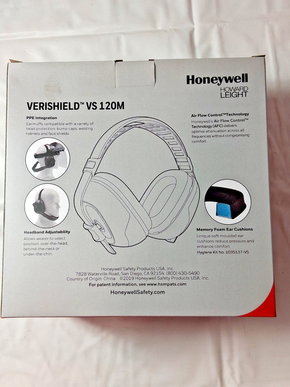 North Three Position Foam Cusion Earmuffs 25dB 12227054