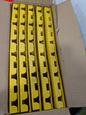 Ergo Advantage Safe-Flex Ramp Edge, Pvc, 4 In W X 18 In L, Yellow, Qty 10 A3-Y