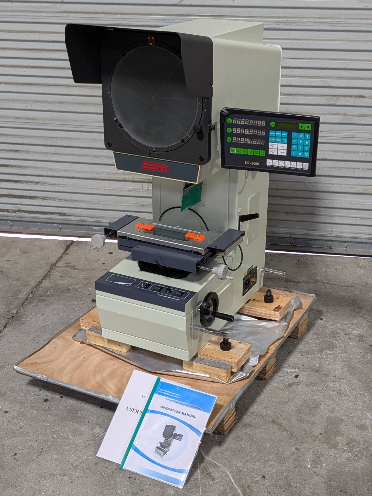 SPI Profile Projector Optical Comparator w/ Digital Readout 15-540-8 Repair