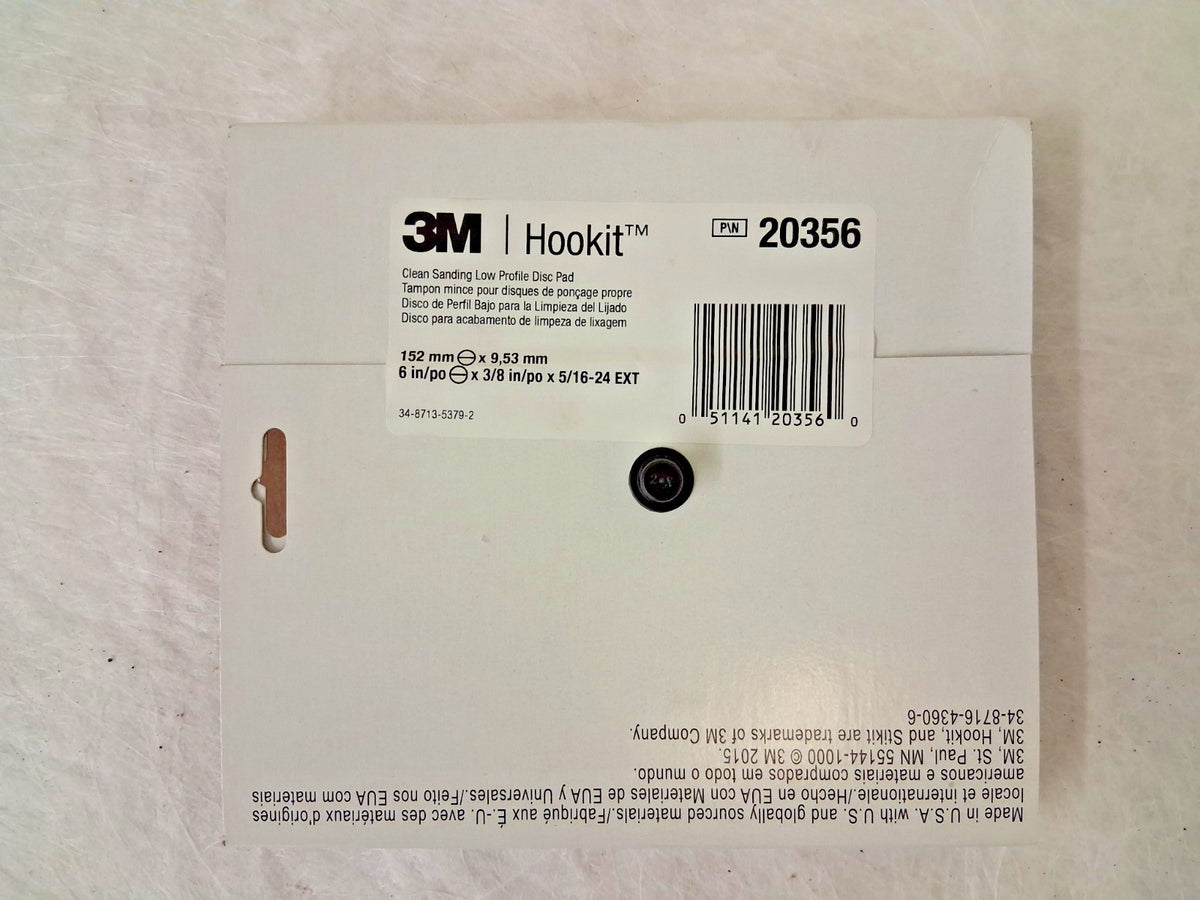 3M Disc Backing Pad 6" Dia Hook & Loop 7100027464