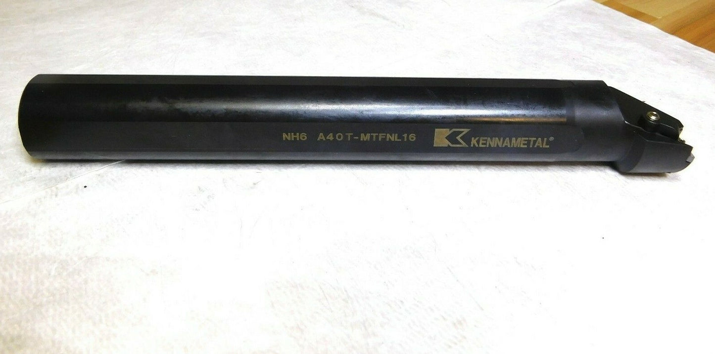 Kennametal Indexible Boring Bar 1.9685 Min Bore Dia 1.575 Shank Dia LH 1098126