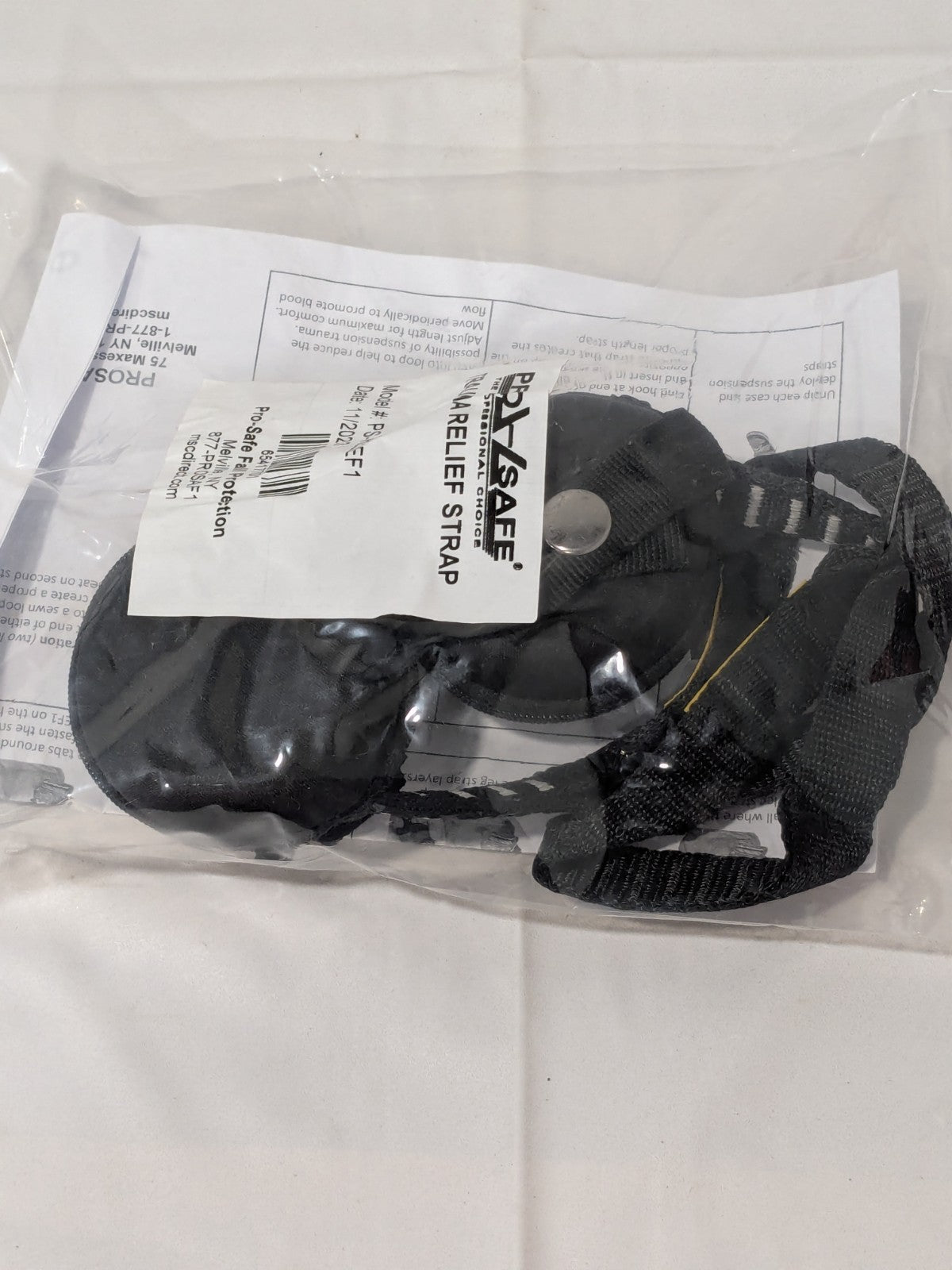 PRO-SAFE Fall Protection Relief Strap: Use w/Full-Body Harnesses PS-RELIEF1