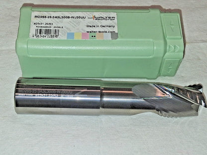 Walter-Prototyp Carbide Corner Radius End Mill MD265-25.0A3L300B-WJ30UU