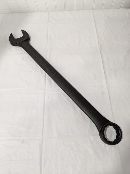 Proto Combination Wrench: 1-3/4" Head Size, 15 deg Offset, 25" OAL J1256B