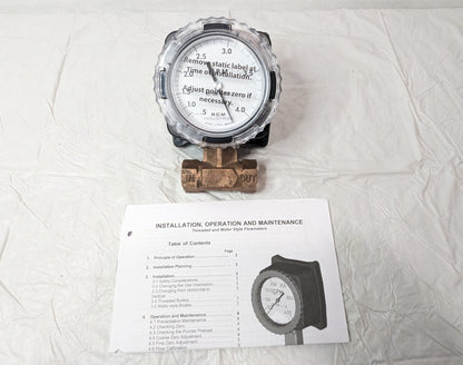 RCM Industries Flo-Gage Flowmeter 1/2" NPT Port 1/2-71-R-4