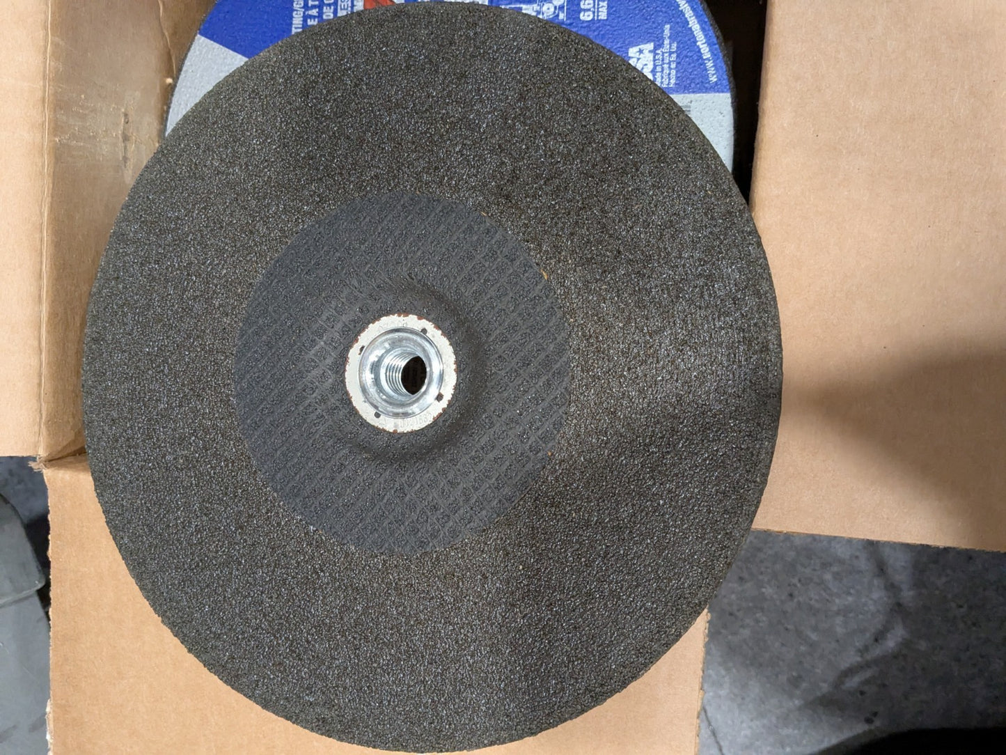 (10) Norton Depressed-Center Wheel: 9" Dia, 1/8" Thick, 5/8-11 Hole 66252843187