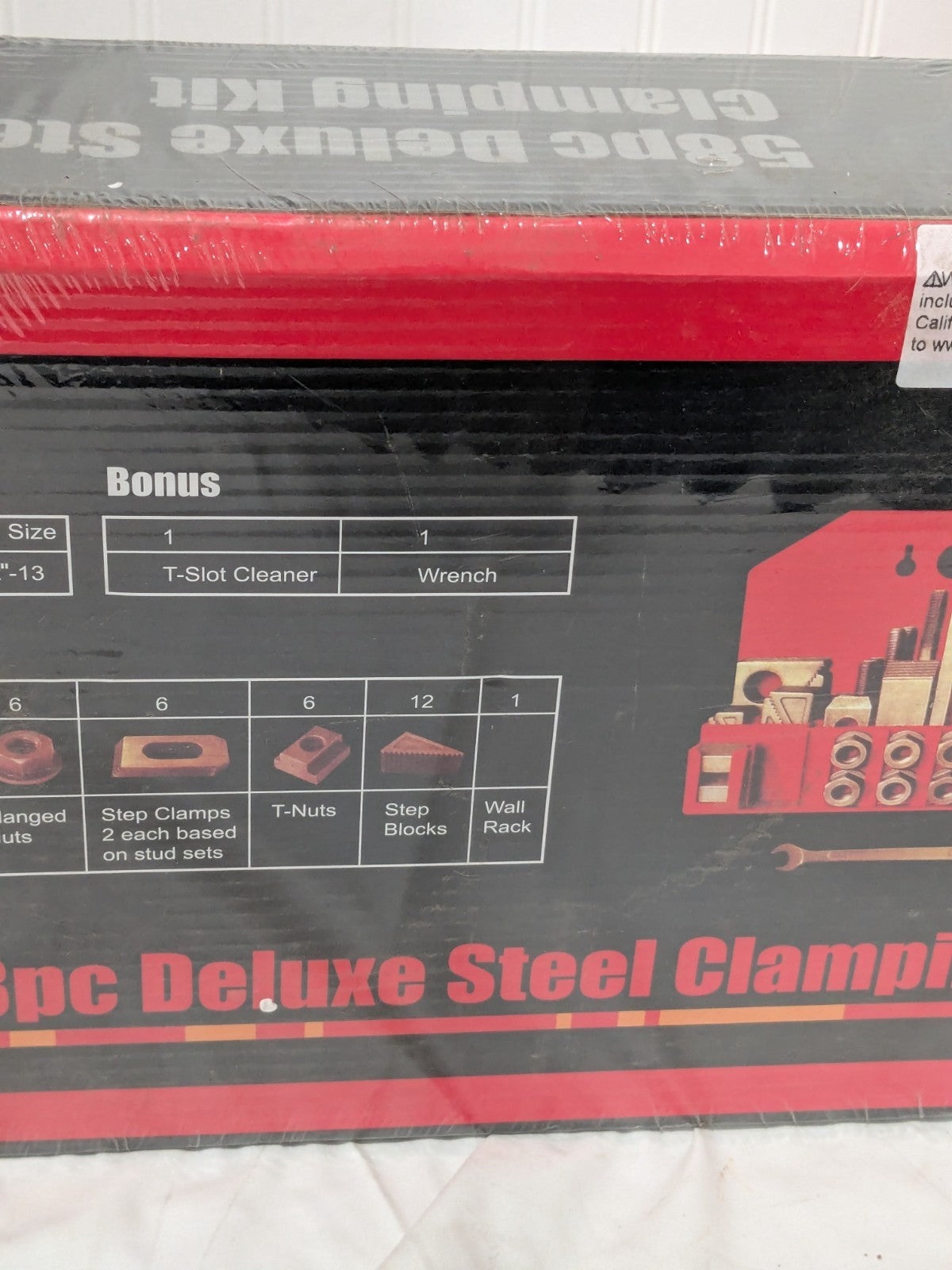 Fixture Clamp Step Block & Clamp Set: 52 Pc 400-3626
