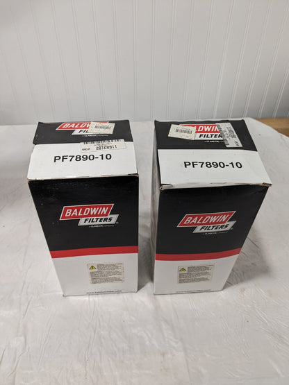 BALDWIN HEAVY DUTY FUEL FILTER Qty 2 PF7890-10