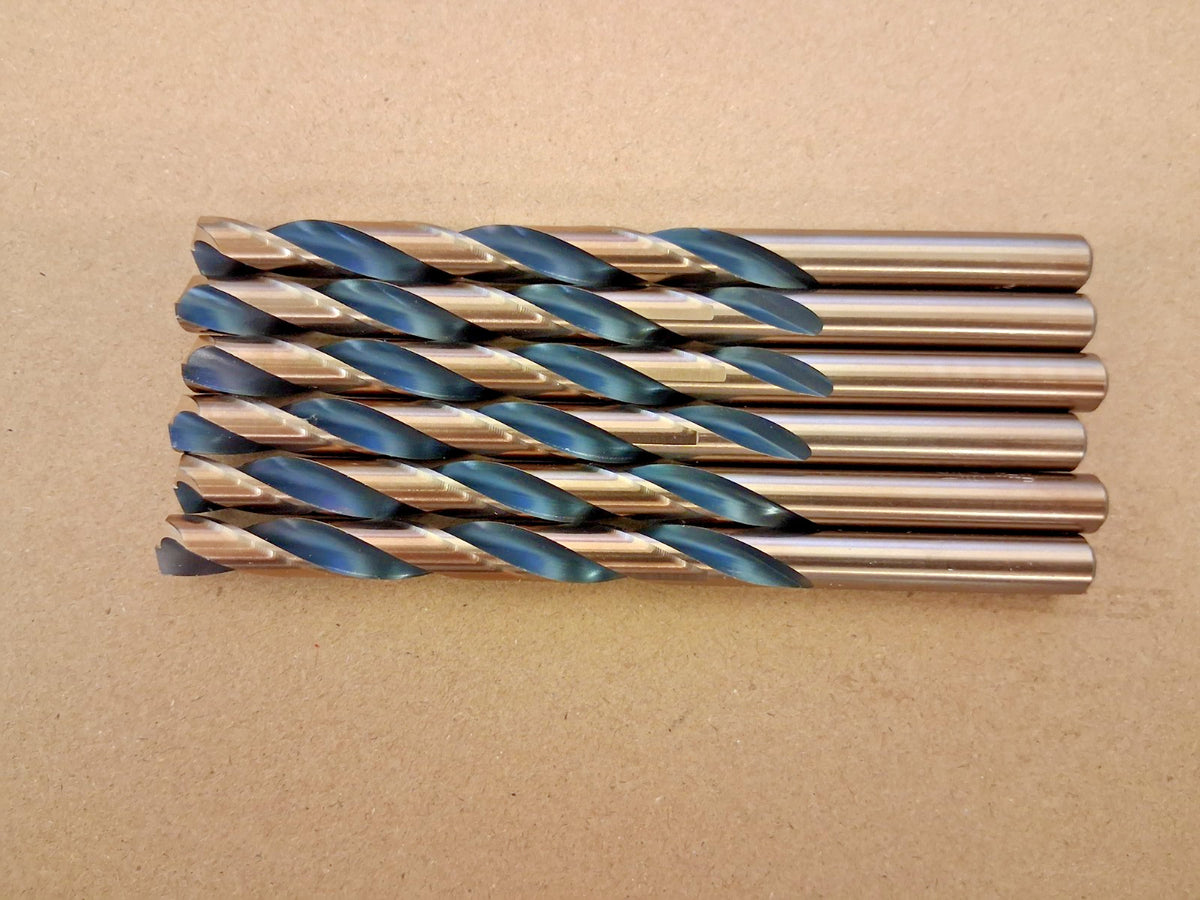 Norseman/CTD Drill & Tool Jobber Length Drill Bits QTY6 19/64" Dia 300SBTA 19/64