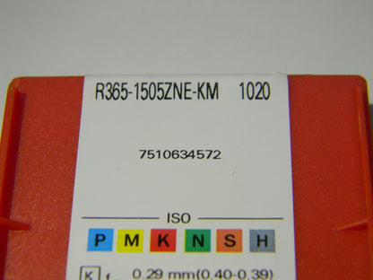 Sandvik Coromant R3651505 KM Grade 1020 Carbide Milling Insert QTY 9 5745390