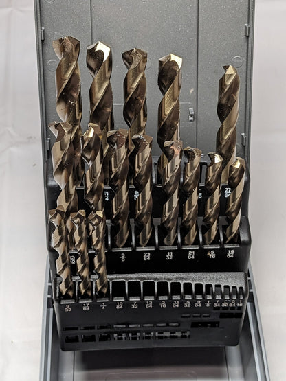 Precision Drill Bit Set Jobber Length Drill Bit, 16 Pc, 135 ° 5995620 INCOMPLETE