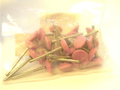 Tru-Maxx 5/8 x 3/16" x 1/8" Alum Oxide Mounted Stones B103-Pink Qty 25 02609709