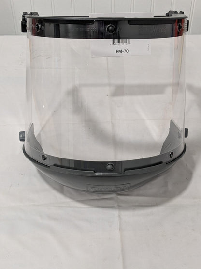 Honeywell 8" x 16-1/2" Clear Dual Crown Faceshield FM70DCCL