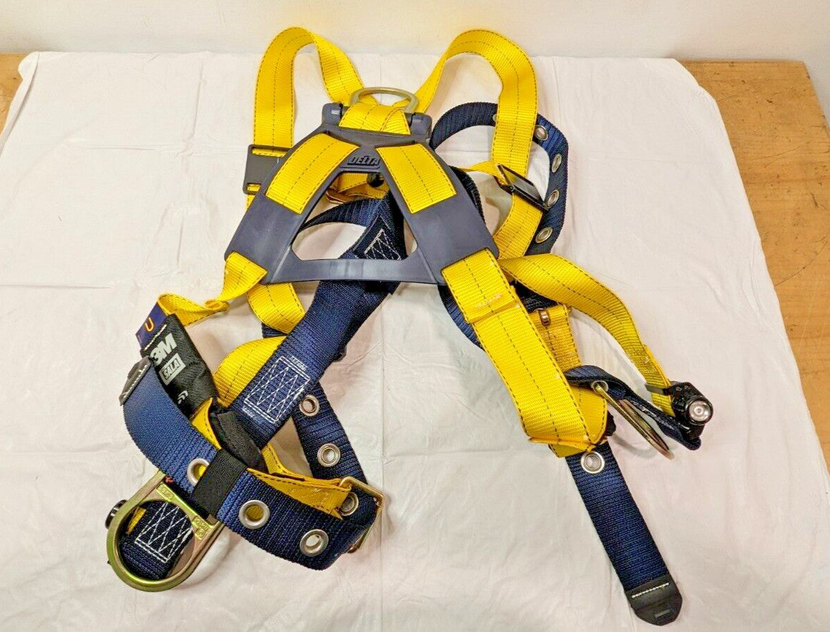 3M DBI-SALA Delta Vest Style Harness Side &amp; Back D Rings Size Universal 1102