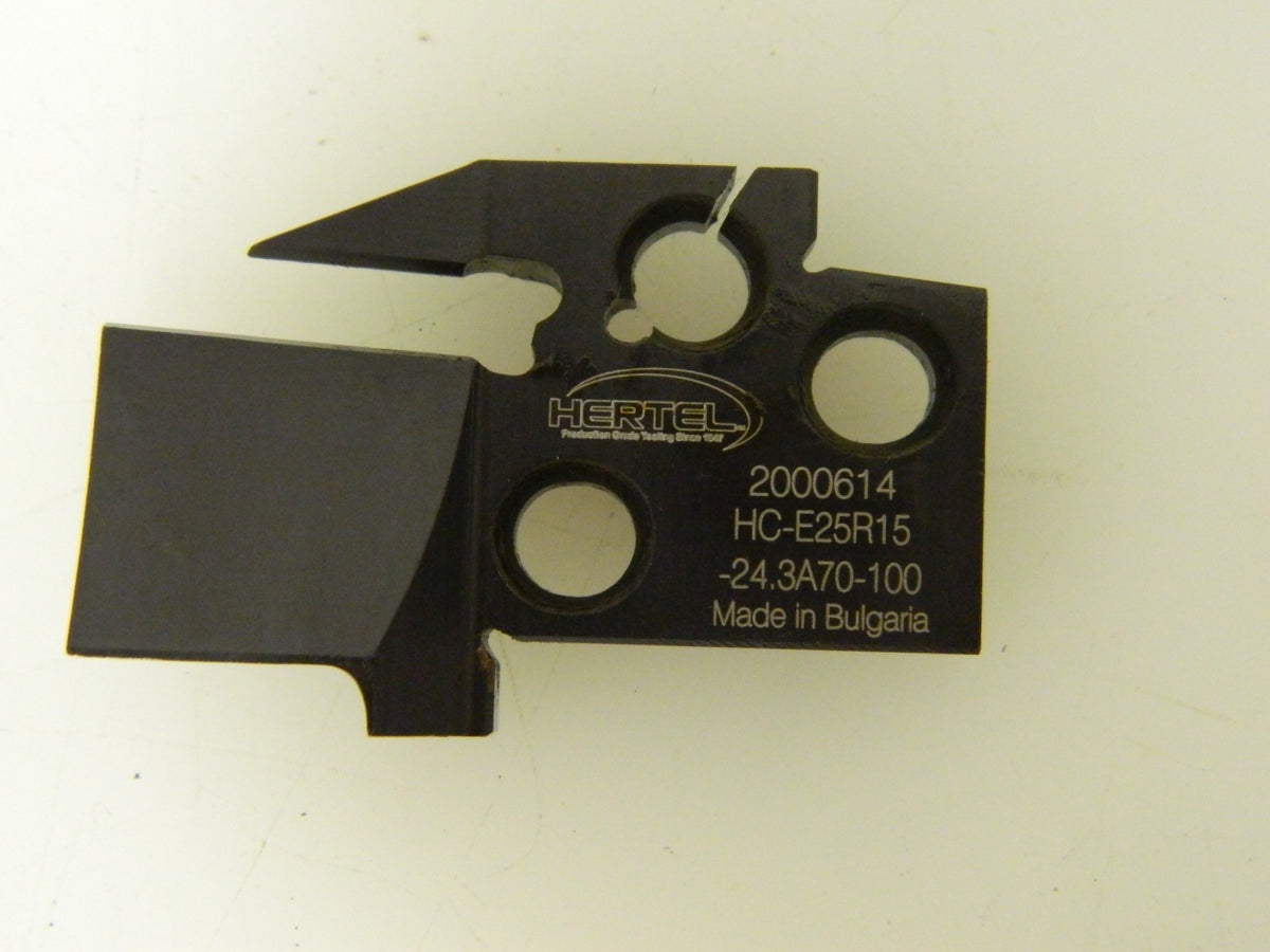 Hertel Indexable Cut-Off Module Right Hand HC-E25R15-24.3A70-100 2000614